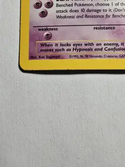 HOLO Hypno 8/62 - PL - RARE 1999 Fossil Pokemon Card - Image 2