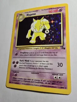 HOLO Hypno 8/62 - PL - RARE 1999 Fossil Pokemon Card - Image 5