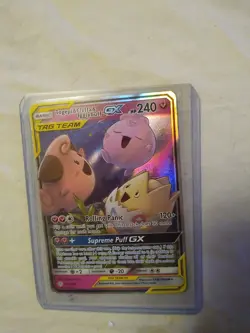 Pokemon TCG Togepi Cleffa Igglybuff GX Card 143/236 Cosmic Eclipse - Image 1