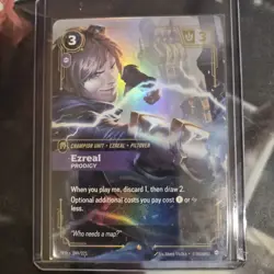 Ezreal Prodigy Foil 149/221 English Spiritforged Riftbound Foil Ezreal Card - Image 1