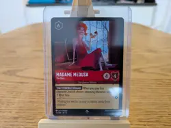 SUPER RARE CARD MADAME MEDUSA THE BOSS DISNEY LORCANA INTO THE INKLANDS 112/204 - Image 1
