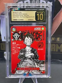 2025 One Piece Japanese Promo Cards ST21-014 Monkey D Luffy CGC 10 PRISTINE - Image 1