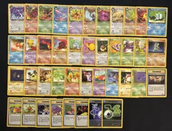 Pokemon TCG Near Complete Team Rocket Common Uncommon Set [41 of 48 Cards] WOTC - Image 1