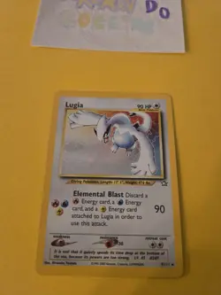 Lugia - 9/111 - Pokemon Neo Genesis Unlimited Holo Rare Card WOTC Lp - Image 1