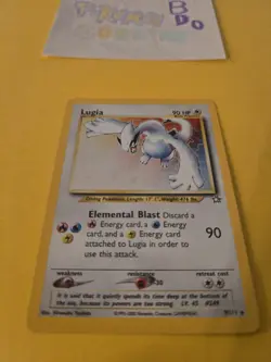 Lugia - 9/111 - Pokemon Neo Genesis Unlimited Holo Rare Card WOTC Lp - Image 2