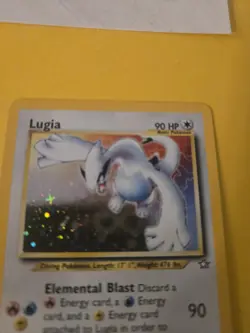Lugia - 9/111 - Pokemon Neo Genesis Unlimited Holo Rare Card WOTC Lp - Image 3