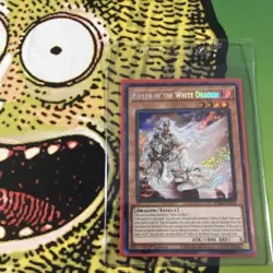 Konami Yu-Gi-Oh! Fallen of the White Dragon 1st Edition secret rare Card-BP - Image 1