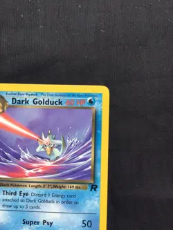 Pokemon Cards: Team Rocket 1st Edition Uncommon: Dark Golduck 37/82 - Image 3