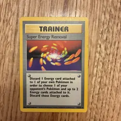 Super Energy Removal 79/102 Pokemon TCG Base Set, Unlimited Rare Card Rare - Image 1