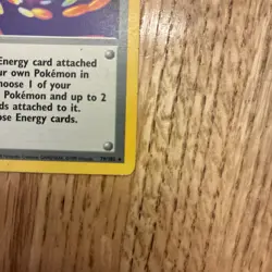 Super Energy Removal 79/102 Pokemon TCG Base Set, Unlimited Rare Card Rare - Image 4