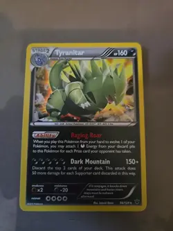 Tyranitar 56/124 Holo Rare XY Fates Collide Pokemon Card Cosmos Holo - Image 1