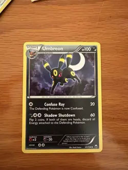 Pokemon TCG Umbreon Dark Explorers Card 61/108 LP-NM Condition - Image 1