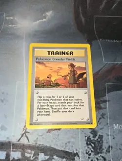 Pokemon Breeder Fields 62/64 Neo Revelation Regular Vintage Pokemon Card - Image 1