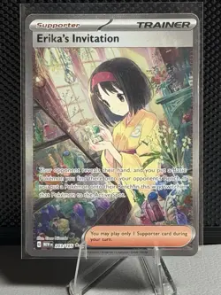 Pokemon TCG SV Scarlet & Violet 151 Erika's Invitation Card #203/165 - Image 1
