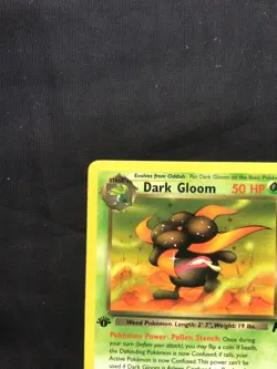 Pokemon Cards: Team Rocket 1st Edition Uncommon: Dark Gloom 36/82 - Image 2