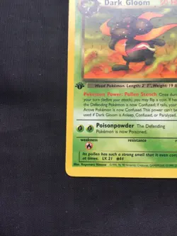 Pokemon Cards: Team Rocket 1st Edition Uncommon: Dark Gloom 36/82 - Image 5