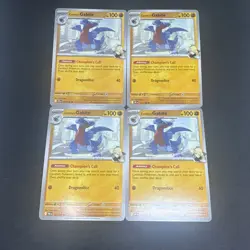 Pokemon Card Cynthia’s Gabite - 103/182 ×4 - Destined Rivals - Playset - Image 1