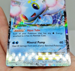 NM Pokemon MANAPHY EX Card BREAKPOINT Set 32/122 XY X and Y Ultra Rare - Image 3