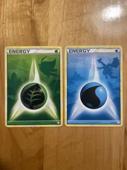 Heart Gold Soul Silver HGSS Lugia and Celebi Energy Cards 2010 - Image 1