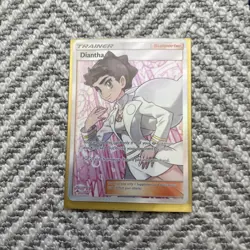 Pokemon Diantha Full Art Holo TCG Card Sm-Forbidden Light 130/131 - Image 1