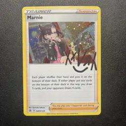 Pokemon Marnie SWSH120 Promo Holo Card Tournament Collection - Image 1