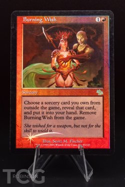 Burning Wish: 2002 Magic the Gathering - Judgment Foil - Image 1
