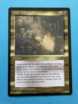 Magic Mtg Alliances Lim-Dul's Vault - lightly played - Image 1