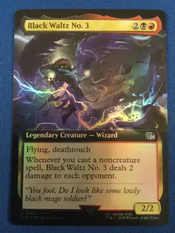 Black Waltz No. 3 Foil Extended Final Fantasy - NM - Image 1