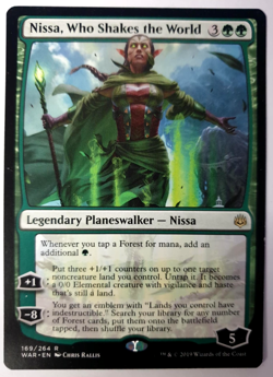 Nissa, Who Shakes the World - MTG War of the Spark - Rare - 169 LP - Image 1