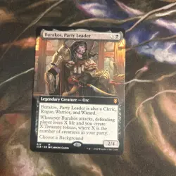 1 x Burakos, Party Leader - Extended Art - Commander Legends: Battle for Baldur' - Image 1