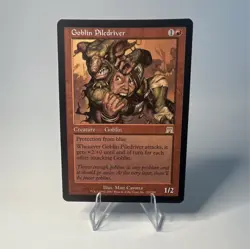 Magic: The Gathering Goblin Piledriver Rare Onslaught 146/350 Red Creature - Image 1