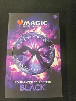 MTG MAGIC THE GATHERING COMMANDER COLLECTION BLACK FACTORY SEALED! - Image 1
