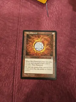 Mox Diamond Rare Artifact Magic the Gathering Stronghold Series - Image 1