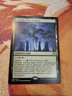 1x MTG Boseiju, Who Endures - Kamigawa: Neon Dynasty (NEO) #266 - Magic - Image 1
