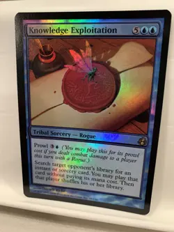 Knowledge Exploitation FOIL NM Morningtide MTG Rare Rogue Free Tracking - Image 1