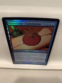 Knowledge Exploitation FOIL NM Morningtide MTG Rare Rogue Free Tracking - Image 2
