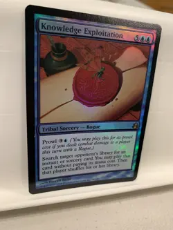 Knowledge Exploitation FOIL NM Morningtide MTG Rare Rogue Free Tracking - Image 3