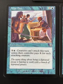 3x War Tax Mercadian Masques LP MAGIC MTG - Image 3