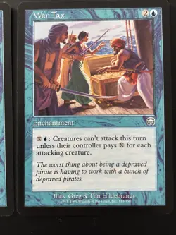 3x War Tax Mercadian Masques LP MAGIC MTG - Image 4