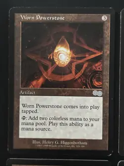 4x Worn Powerstone, MTG Magic LP Urza’s Saga - Image 2