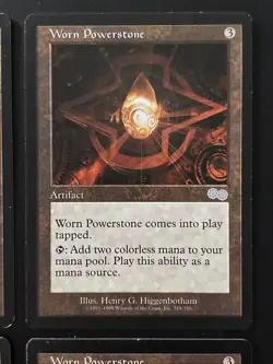 4x Worn Powerstone, MTG Magic LP Urza’s Saga - Image 3