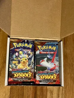 Pokemon TCG Scarlet Violet Surging Sparks Sealed 36 Booster Pack Lot - Image 1