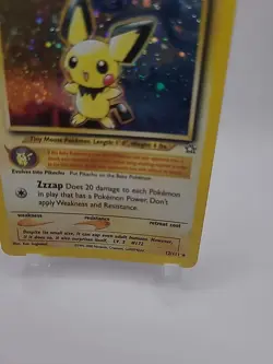 Vintage Pokemon - Neo Genesis - Pichu - 12/111 Holo Rare - Image 2