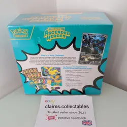 Pokemon TCG Ascended Heroes ETB Elite Trainer Box - IN HAND (Small Rip) - Image 2
