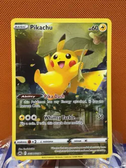 Pokemon Pikachu GG30/GG70 Crown Zenith Galarian Gallery Holo Rare NM/Mint 1756 - Image 1