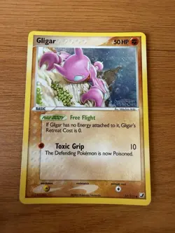 Pokemon EX Unseen Forces Gligar Stamped Reverse Holo 57/115 - Image 1