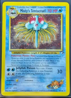 Pokemon TCG - Misty's Tentacruel 010/132 Gym Heroes Holo - Image 1