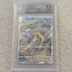 Pokemon Mewtwo VSTAR GG44/GG70 Crown Zenith BGS 9.5 Ultra Rare Holo - Image 1