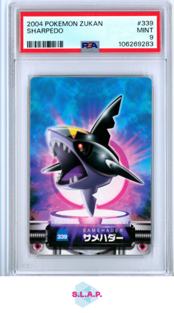 SHARPEDO POKEMON 339 2004 ZUKAN NON-HOLO JAPANISCH PSA 9 - Image 1