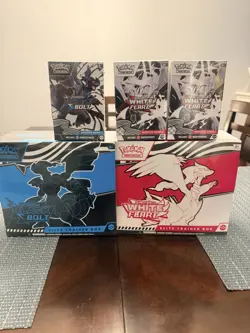 Pokemon Black Bolt and White Flare Elite Trainer Box ETB Booster Bundle Lot - Image 2